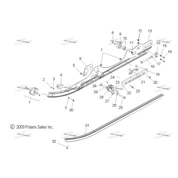 SUSPENSION, RAIL MOUNTING