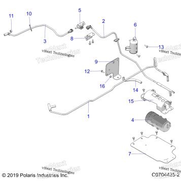BODY, FUEL TANK EVAP, CANISTER AND LINES G21G4J99BW