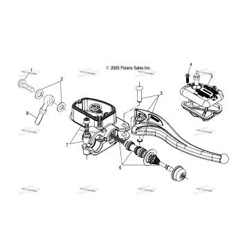 BRAKE, REAR/BRAKE LINE