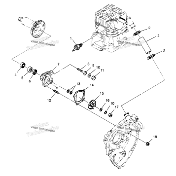 WATER PUMP 4X4 400L