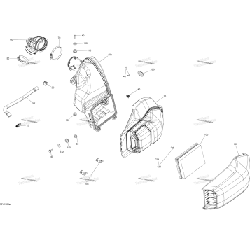 AIR INTAKE - ENGINE - AIR FILTER / AIR BOX