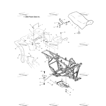REAR CAB & SEAT /FC