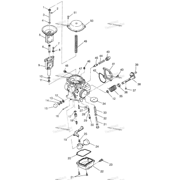 CARBURETOR XPLORER 500