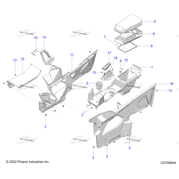 BODY, CENTER CONSOLE
