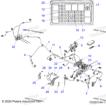 ELECTRICAL, MAIN WIRE HARNESS