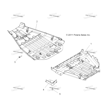 BODY, SKID PLATES