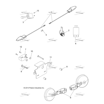 ELECTRICAL, TURN SIGNALS, HORN AND MIRRORS