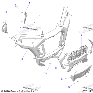 BODY, FRONT BUMPER Z23NAK99A/99B