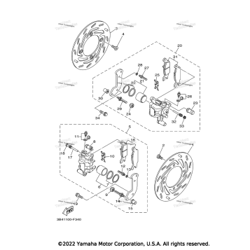 FRONT BRAKE CALIPER