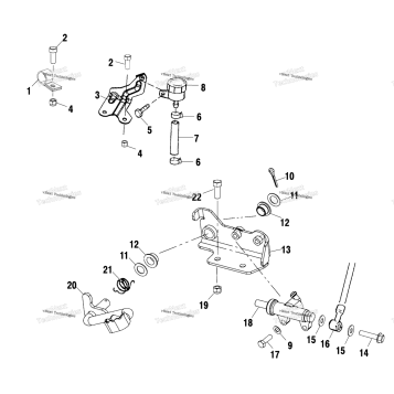 REAR BRAKE MASTER CYLINDER