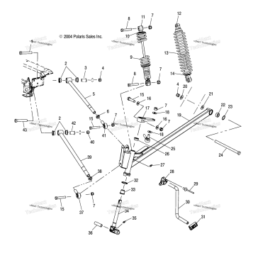 FRONT SUSPENSION /7CSA/NP7CS/7CSA/7CSB/NE8CS/8CSA/NP8CS/8CSA/8CSB