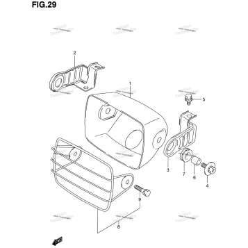 HEADLAMP HOUSING