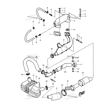 MUFFLER (JS440-A11/A12/A13)