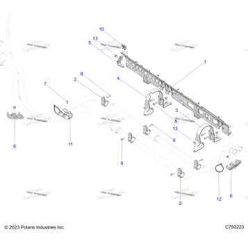 ENGINE, COOLING MOUNTING