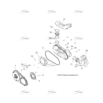 BODY, CLUTCH COVER