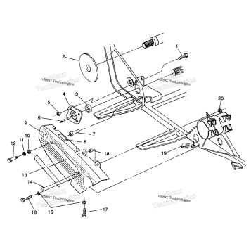 CHAIN COVER ASSEMBLY 4X4 350L