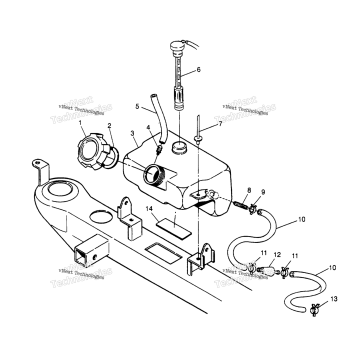 OIL TANK ASSEMBLY SPORT 400L