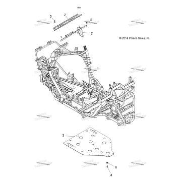 CHASSIS, MAIN FRAME AND SKID PLATE