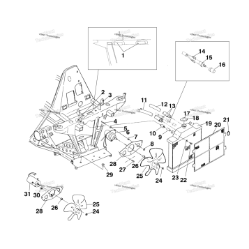 COOLING SYSTEM W968540 (4935863586A011)
