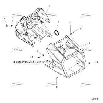 BODY, HEADLIGHT POD