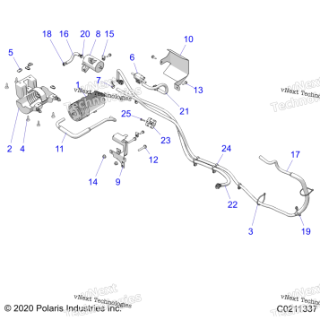 BODY, FUEL TANK EVAP SYSTEM A21SEE57B1/B3/B5/B7/B9
