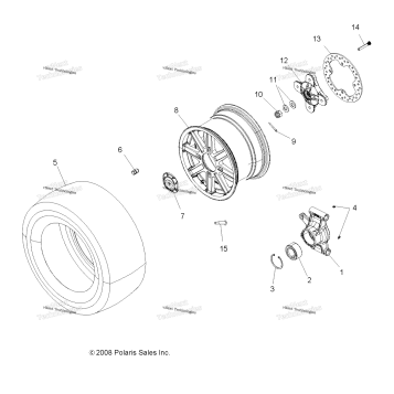 WHEELS, REAR & HUB