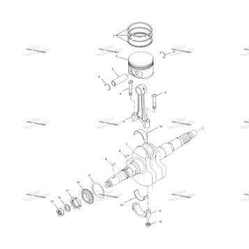 CRANKSHAFT & PISTON