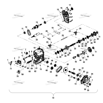 GEARCASE A11RF50AA (4981798179D07)