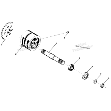 DETAILSFRONT DRIVE ASM. 250 4X4 FRONT TIGHTENER ASSEMBLYPN 1380024