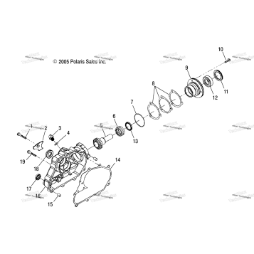 DRIVE ASSEMBLY, REAR /VB