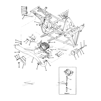 ENGINE & MUFFLER MOUNTING 250 2X4