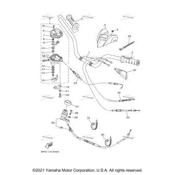 STEERING HANDLE CABLE