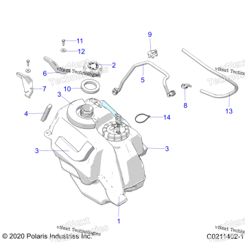 FUEL SYSTEM, FUEL TANK ASM