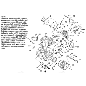 ENGINE MOUNTING MAGNUM 2X4
