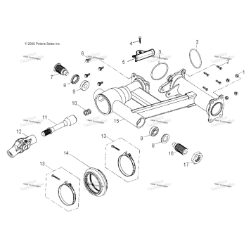 CHASSIS, REAR SWING ARM