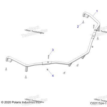 BODY, FRONT RACK EXTENDERS