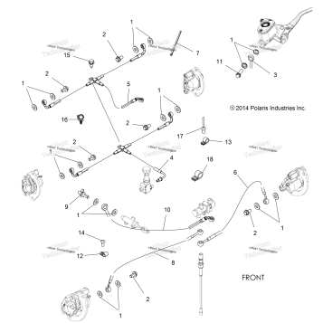 BRAKES, BRAKE LINES