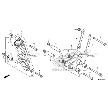 REAR SHOCK ABSORBER