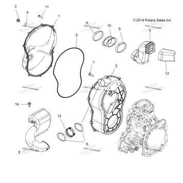 BODY, CLUTCH COVER