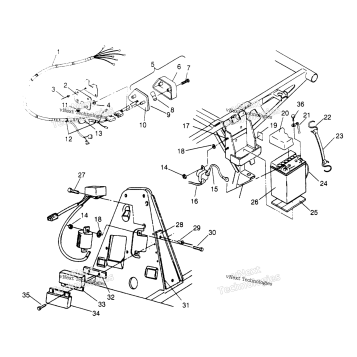 ELECTRICAL/TAILLIGHT ASSEMBLY 4X4 300