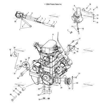 ENGINE MOUNTING A05MH68AK/AN