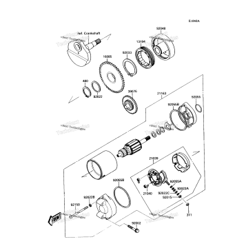 STARTER MOTOR (JS300-A2)