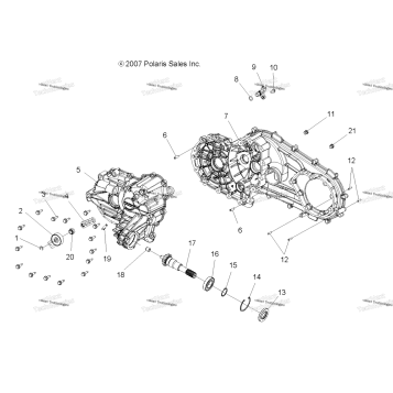 DRIVE TRAIN, MAIN GEARCASE