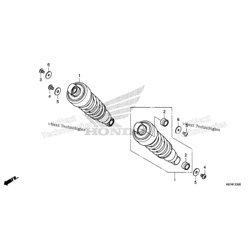 REAR SHOCK ABSORBER