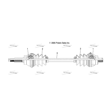 SHAFT, REAR