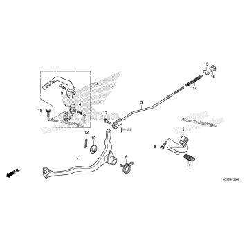 PEDAL@KICK STARTER ARM