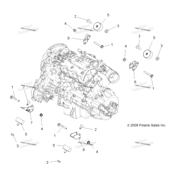 ENGINE, MOUNTING