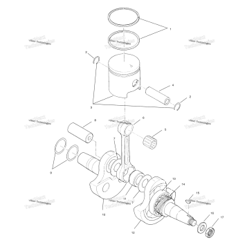 PISTON & CRANKSHAFT (4935863586D002)