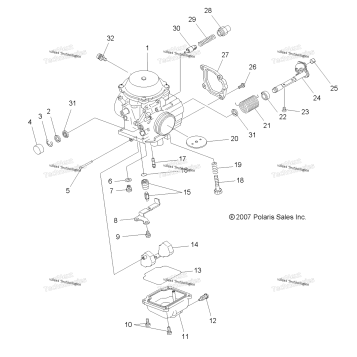 ENGINE, CARBURETOR