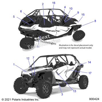 BODY, DECALS, STANDARD